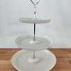 Etager 3delt i porcelæn