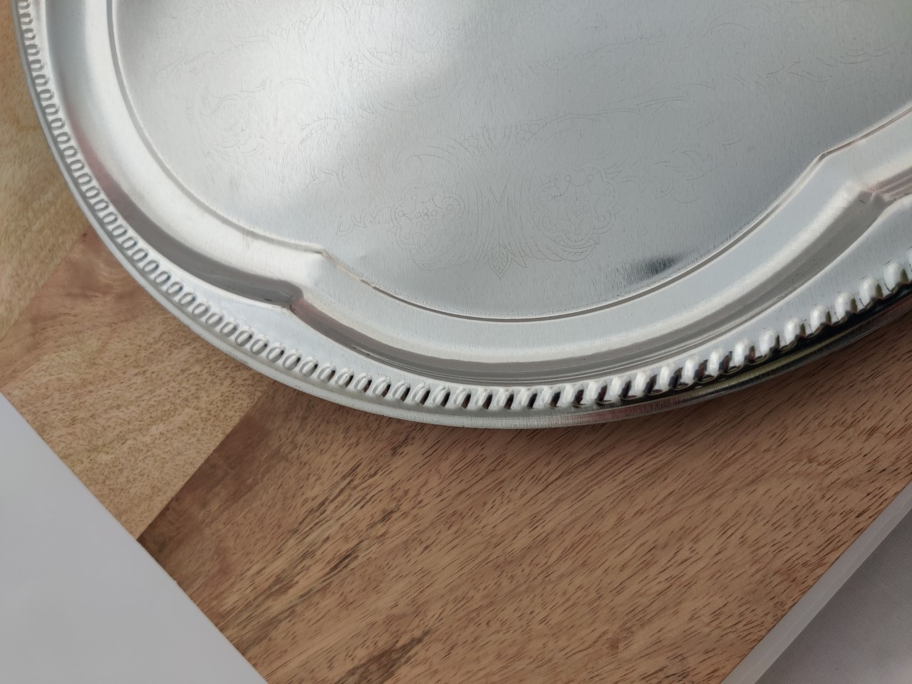 Rundt fad krombelagt - 12056 (3)