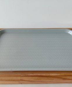 Serveringsbakke PLAST 53×32,5 cm GRÅ