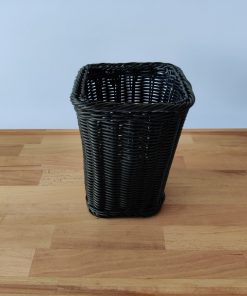 Bestikkurv PLAST SORT - Flere forme og størrelser