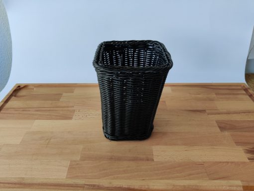 Bestikkurv PLAST SORT - Flere forme og størrelser