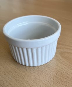 Ramekin Hvid porcelæn Ø 7cm h 4 cm 13039