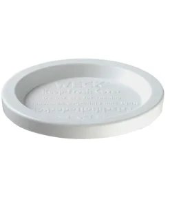 Weck plastlåg hvidt Ø80 5 stk 13370